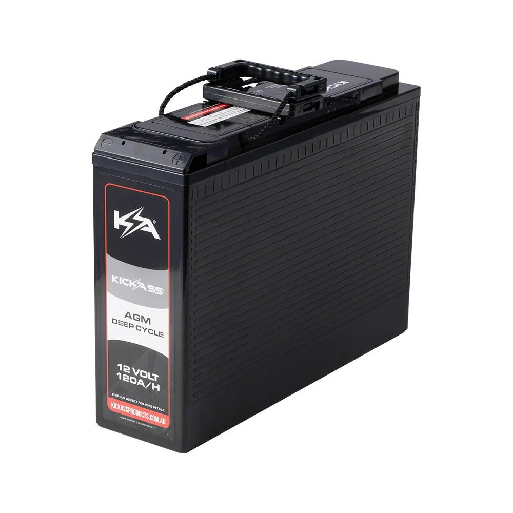 KickAss 12V 120Ah Slimline AGM Battery Bundle with Smart Shunt, Slimline Tray and Power Connections Kit - Image 3
