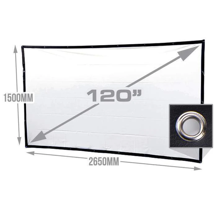KickAss 12V FHD Outdoor Cinema Smart Projector Bundle with 120" Projector Screen and Tripod - Image 3