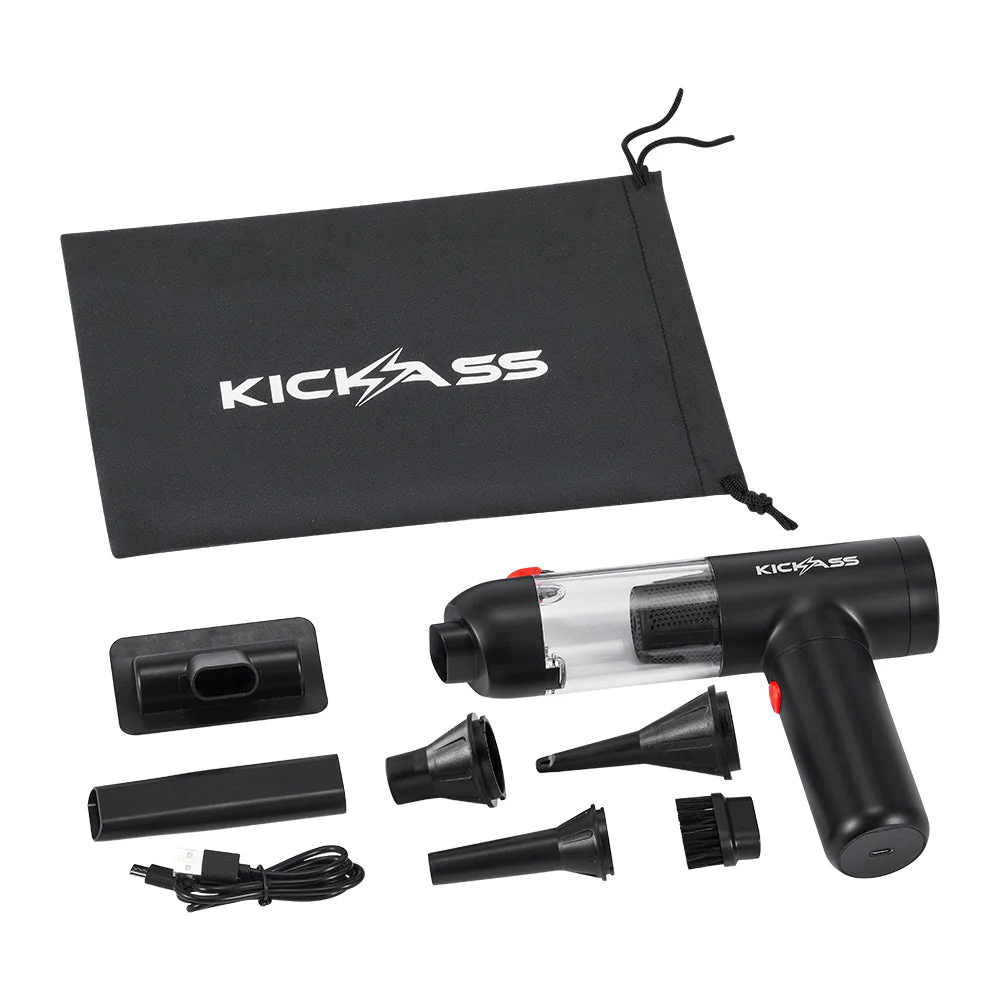 KickAss 4-in-1 Portable Vacuum Cleaner, Blower, Inflator & Deflator for Cars & Tents - Image 10