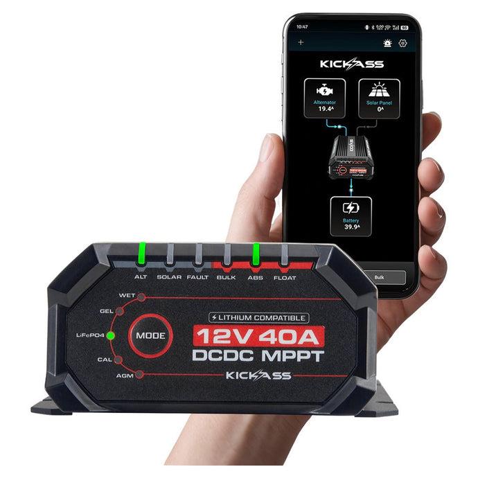 KickAss Control Hub 40A Complete Dual Battery Kit with Smart Shunt and Wiring - Image 3