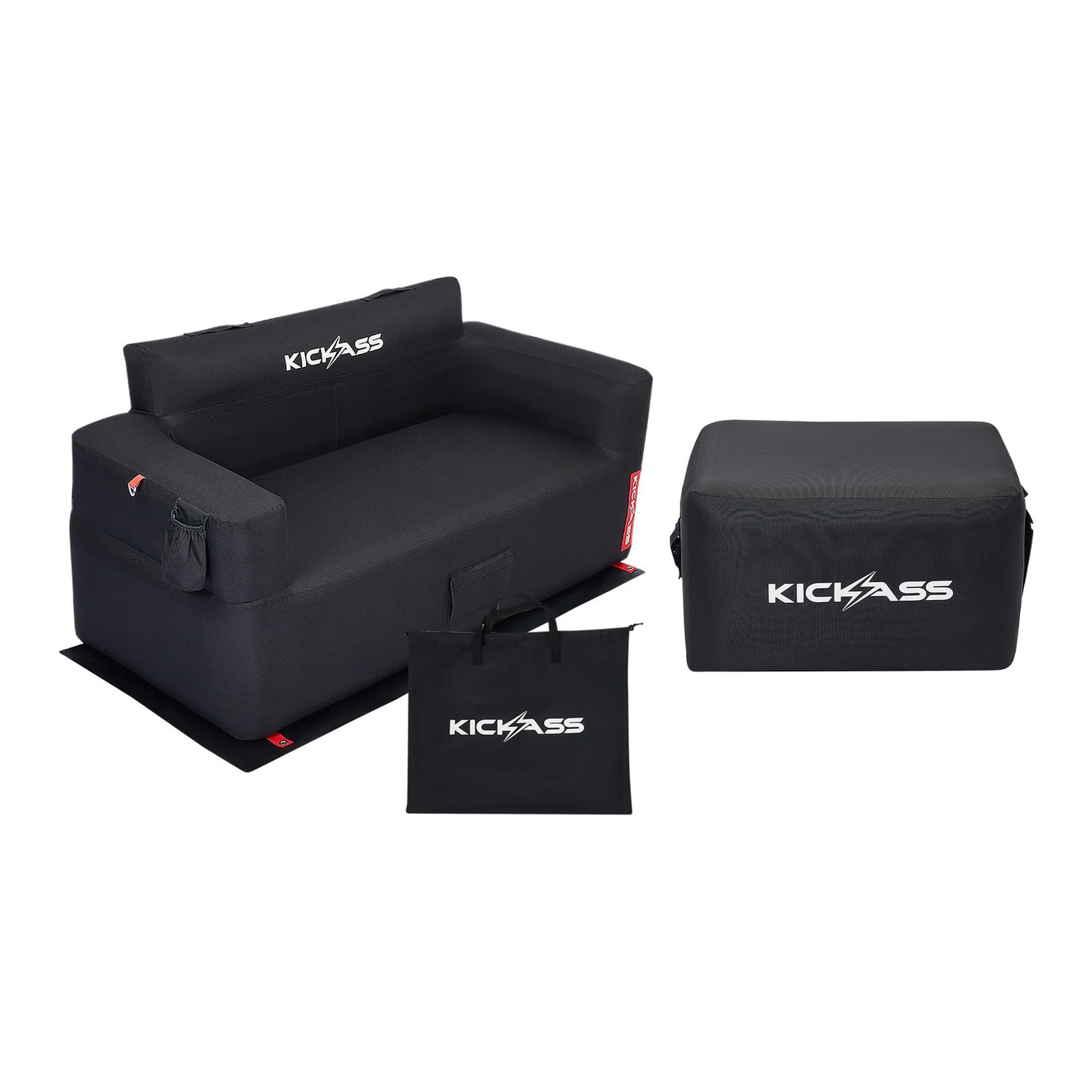 KickAss Inflatable Sofa + Ottoman Bundle