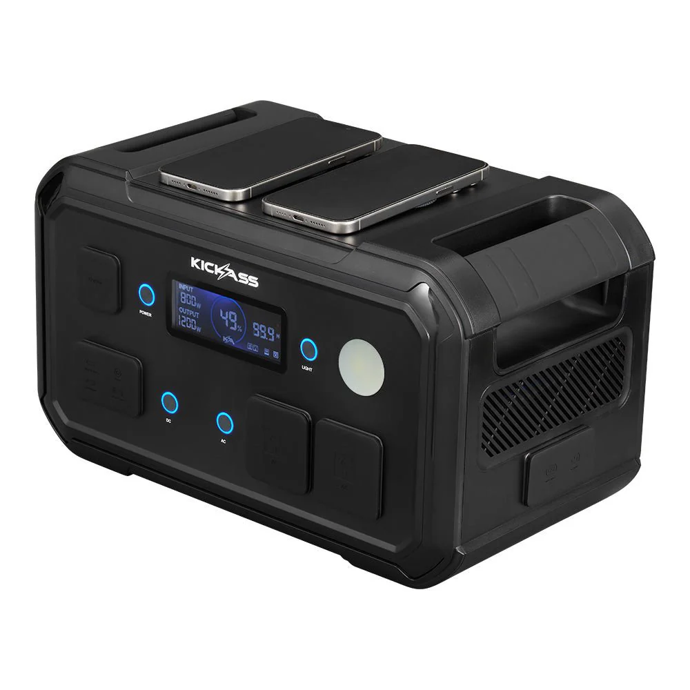 Kickass Kickcharge 1200 LiFePO4 Power Station MKII - 1120Wh, 87.5Ah @ 12.8V - Image 3