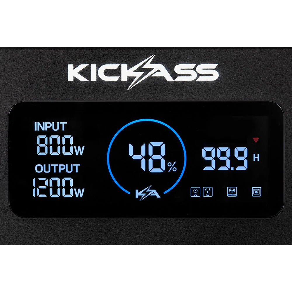 Kickass Kickcharge 1200 LiFePO4 Power Station MKII - 1120Wh, 87.5Ah @ 12.8V - Image 5